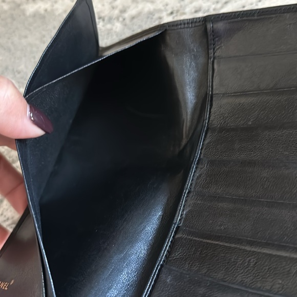 CHANEL Long Bi-Fold Wallet Black GUC - Picture 5 of 14